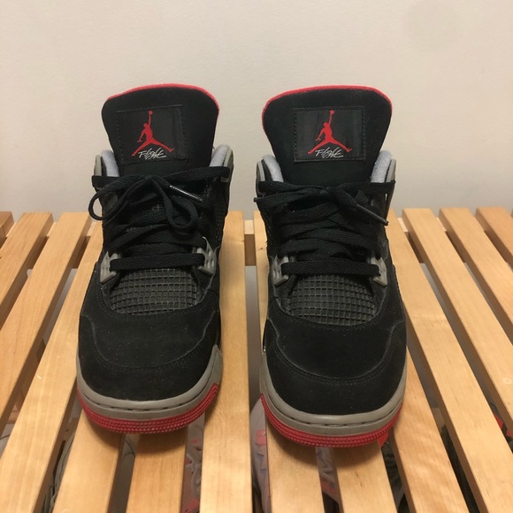 Jordan Other - Air Jordan 4 Retro - Black, Fire Red, Cement Grey